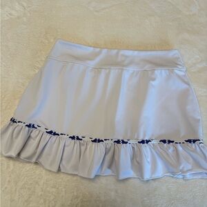 White mini skort, Size M